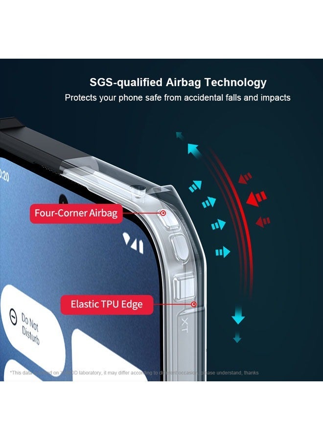 The back case is for the Nothing Phone 2a | Camera protects edge of shock-proof bumper| Acrylic crystal transparent case| Transparent cover - Image 3